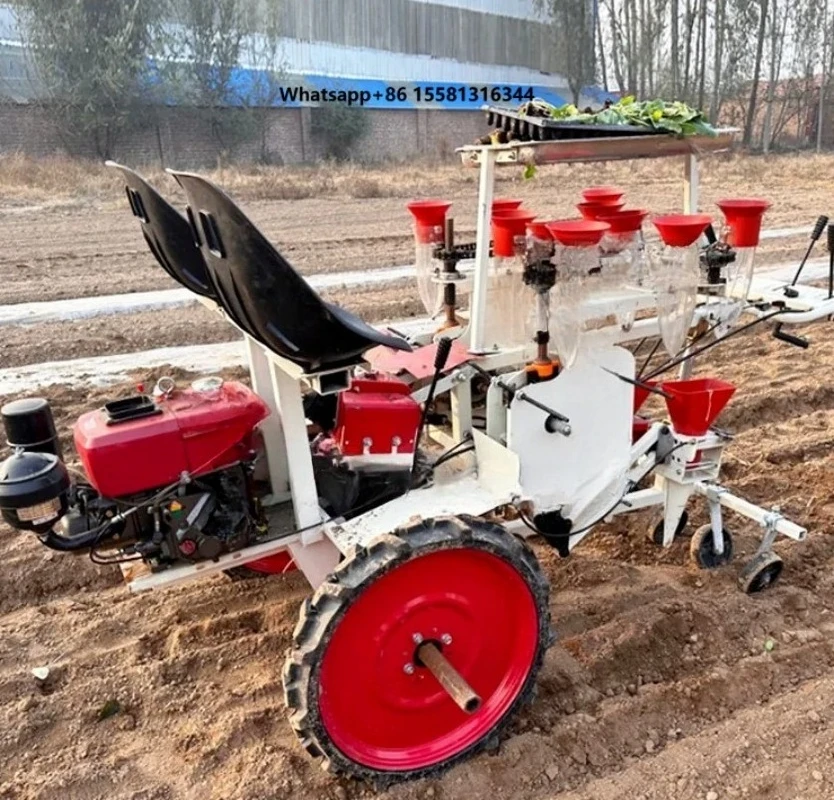 Self Propelled Vegetable Transplanter Efficient Seedling Transplanting & Seeding Machine for Farm Planting