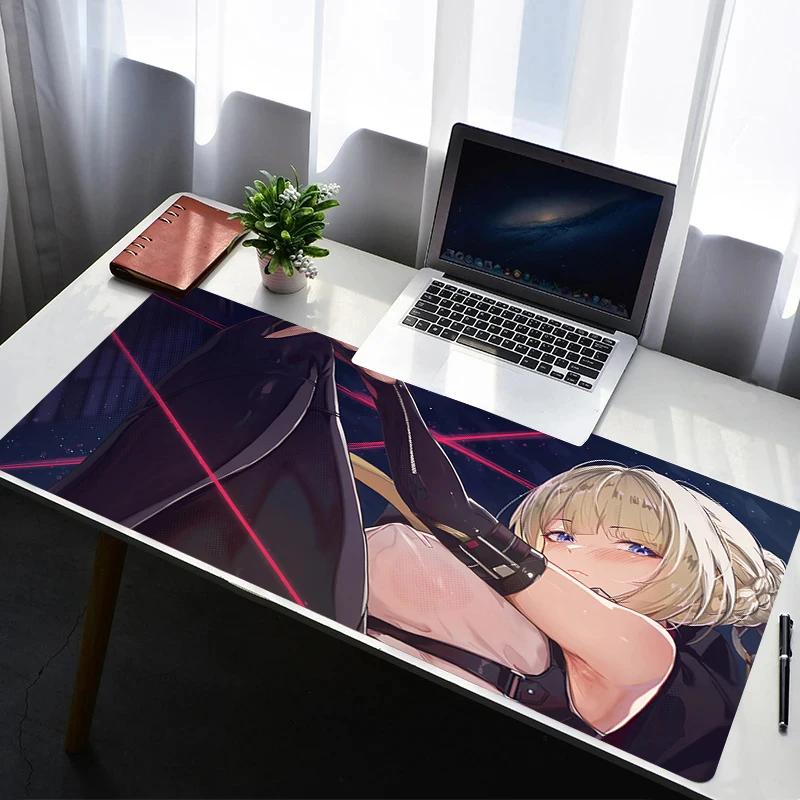 Muismat Zenless Zone Zero Evelyn Laptop Rubber Uitgebreide Desktop Mat Computer Gamer Muismat PC Gaming Accessoires Toetsenbord Pad