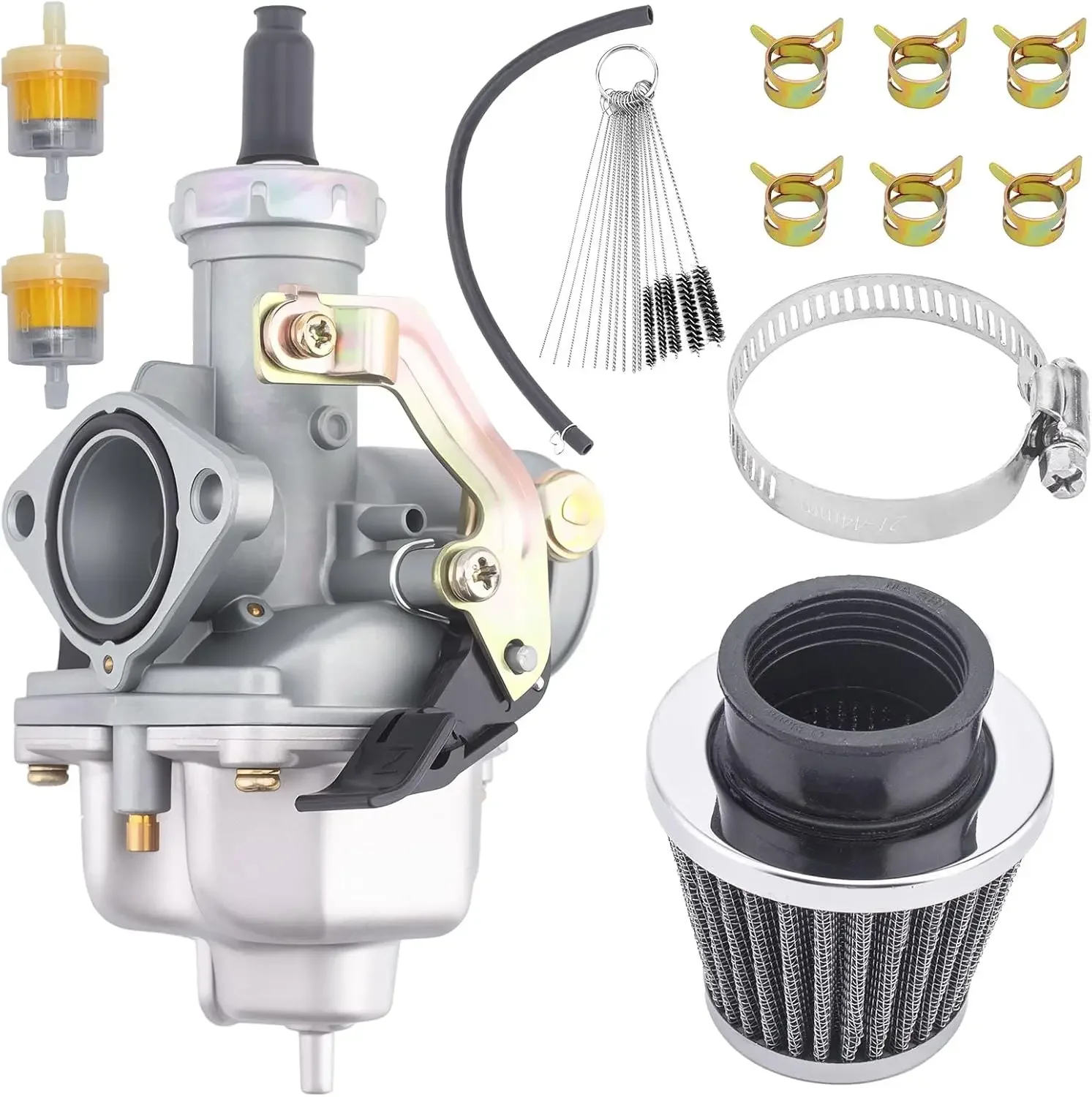 PZ27 27mm Carburetor for 125cc-250cc CG 4-Stroke Engine | Fits Taotao Sunl ATV Go Kart Dirt Bike | W/Air Filter