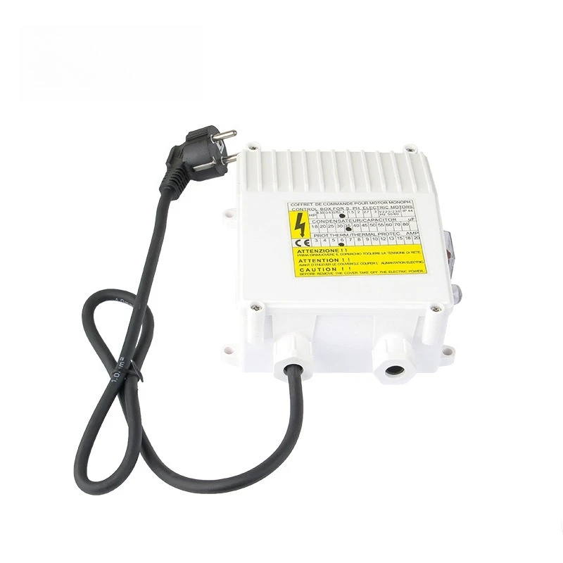 Deep well pump Submersible  External control box Household water Suction Capacitance matching