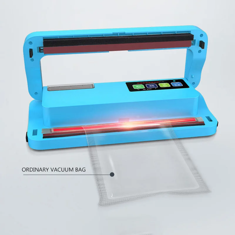 Sellador al vacío de cocina, máquina de sellado de alimentos, envasado de líquidos en húmedo y seco, portátil
