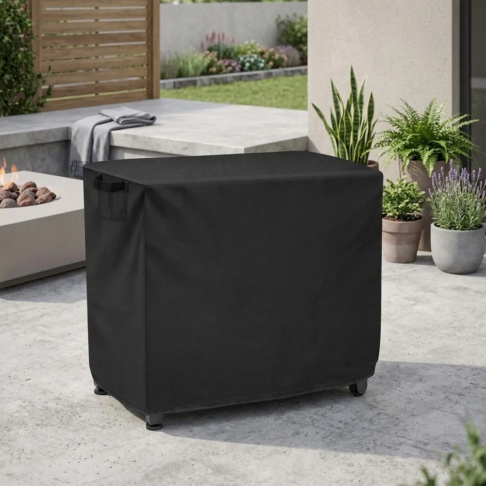 Outdoor Cooking Table Cover Patio Grill Table Cover Outdoor Adjustable Drawstring Dust Protection Full Coverage