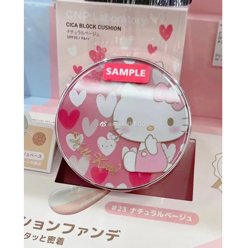 Sanrioed Cinnamoroll My Melody Air Cushion Liquid Foundation Ins Girl Heart Kawaii Concealer Moisturizing Beauty Skin Care Gifts