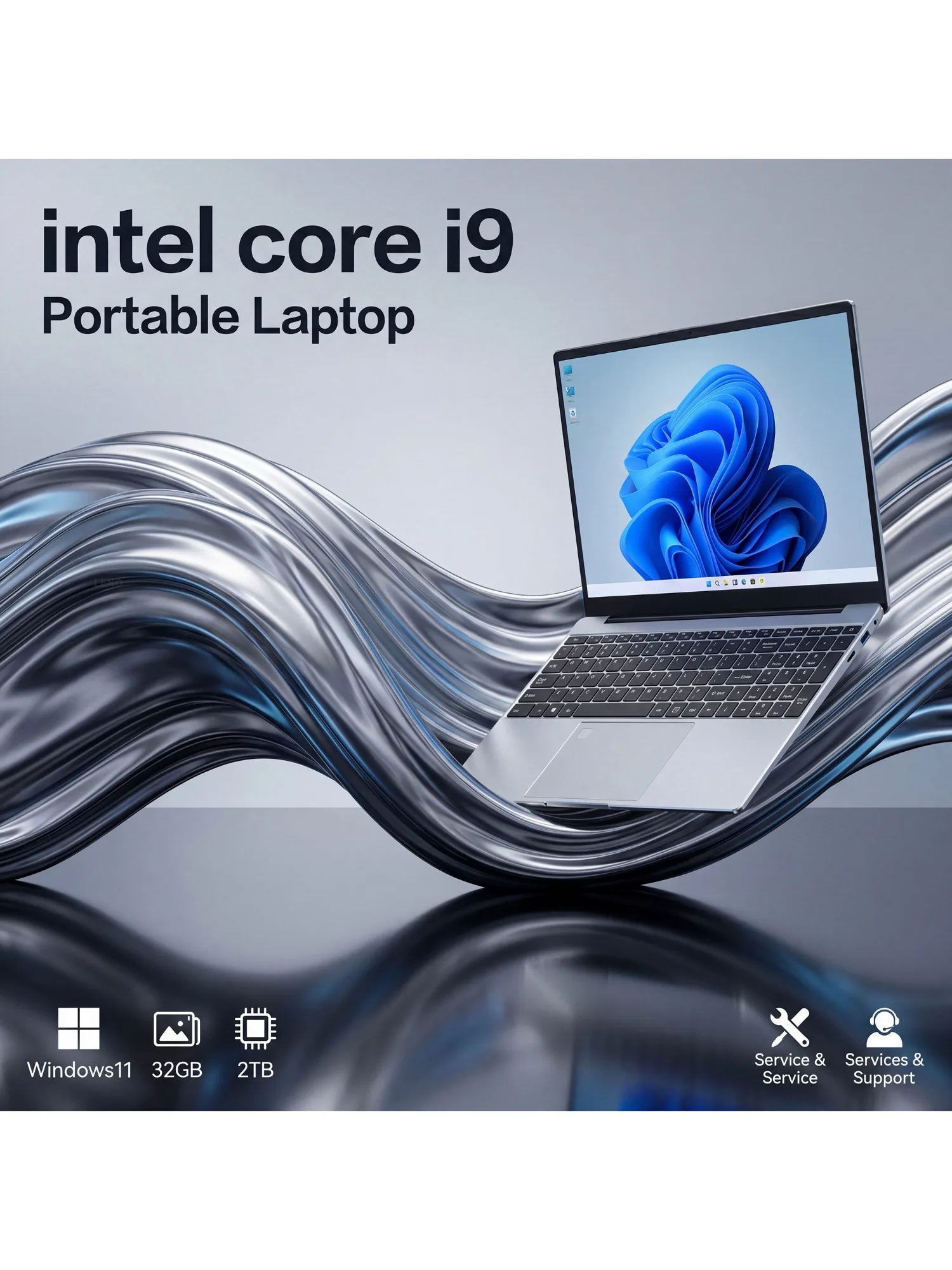 LENO 15,6 Zoll Ultra Slim Laptop 32GB 2TB Windows 11 Intel Core i9 9900 Gaming-Computer PC Gamer Büro Fingerabdruck-Entsperrung Notebook
