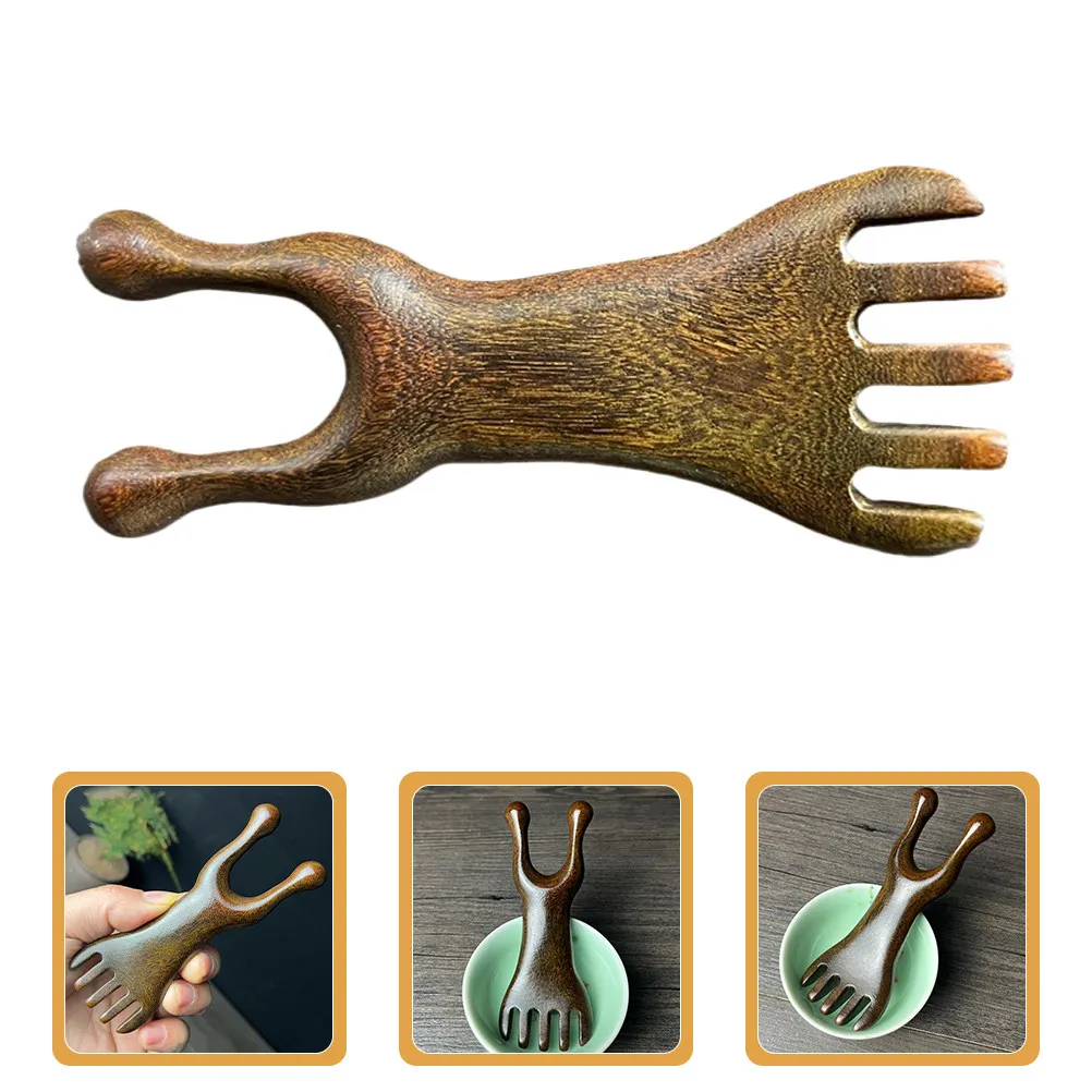 

Многофункциональный деревянный массажер для носа и тела из сандалового дерева, портативная доска для массажа лица и акупунктурных точек