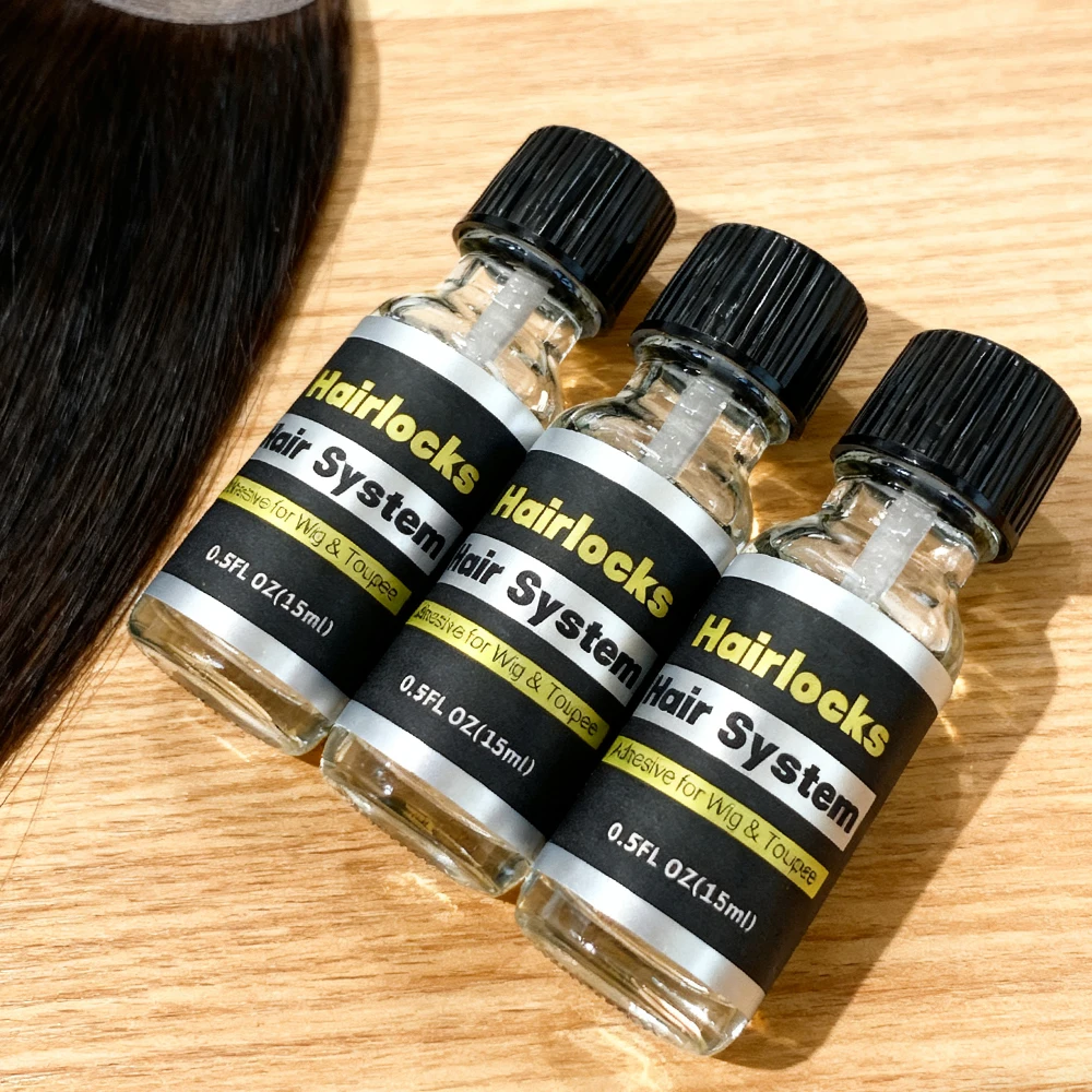 Wholesale 15ML Stong Hold Lace Glue Waterproof Lace Front Wig Glue Transparent Wig Adhesive Hair Bonding Glue