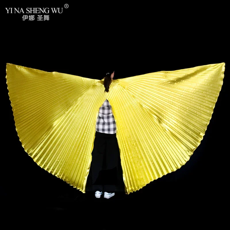 افتتاح إيزيس الرقص الشرقي الجناح اكسسوارات الكبار أجنحة أداء الرقص المصري الشرقي بدون أجنحة عصا 8 الألوان المتاحة