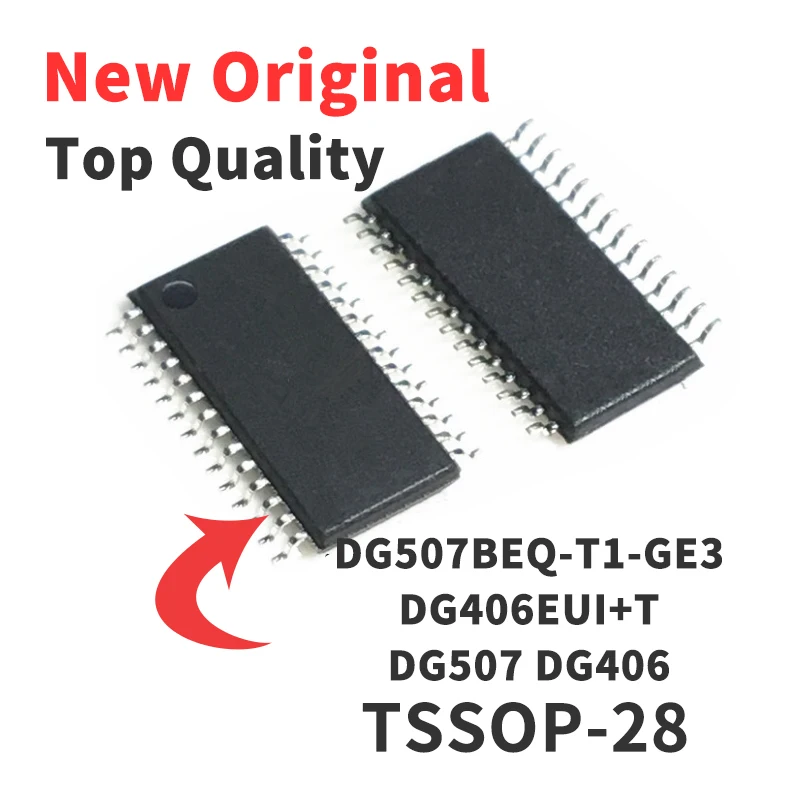 1 Piece DG507BEQ-T1-GE3 DG406EUI+T DG507 DG406 TSSOP-28 Chip IC New Original