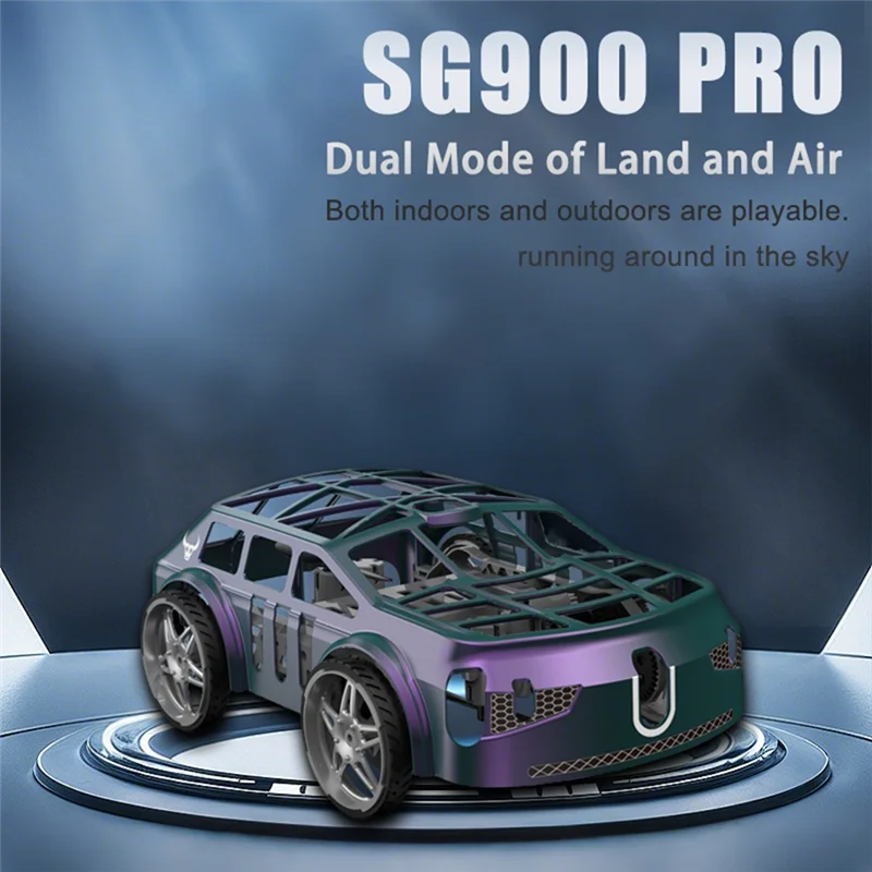 

XX-RC Remote Control Car 2.4Ghz 2 In 1 Air Ground Flying Car RC Quadcopter Dual Mode Electric Vehicle Kids Gift Purple