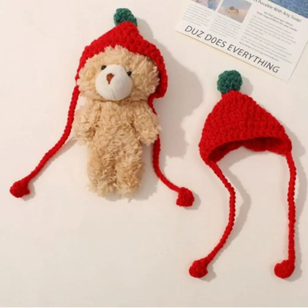 Nowa Modna Czapka Dziana ze Zwierzętami, Codzienna Odzież, Czapki w Kolorach Cukierków, Mini Urocze Akcesoria DIY do Dzianiny, Spódniczki dla Lalek Bawełnianych o Wysokości 10 cm