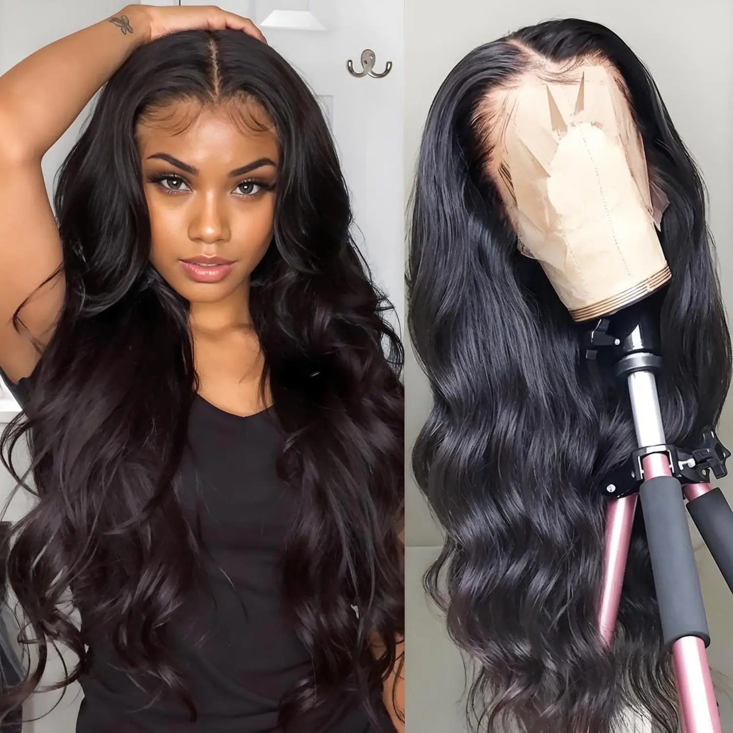 Body Wave Frontal Wig 13x6 Hd Lace Frontal Blonde Front Hd Lace 13x4 Human Hair Body Wave Wig For Black Women
