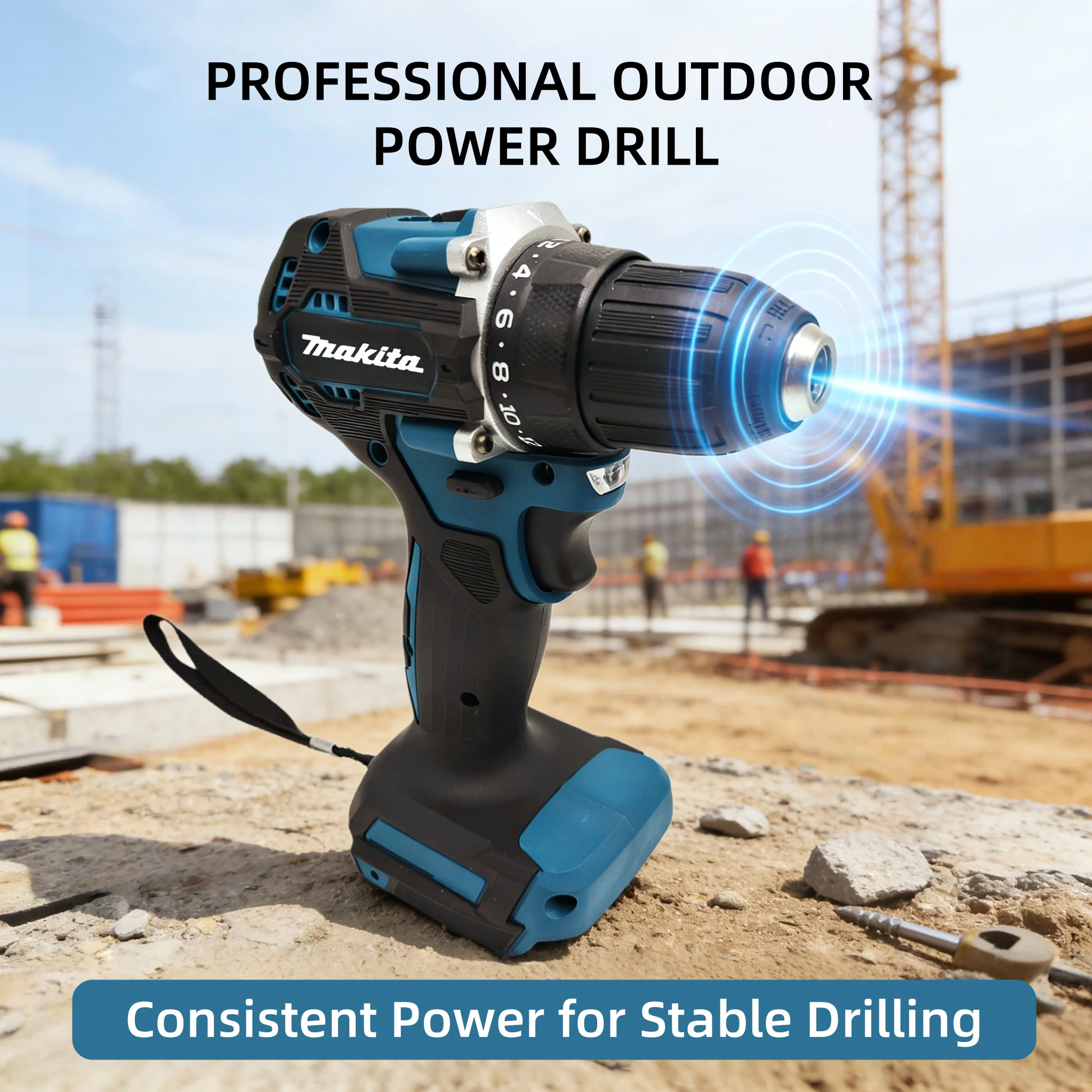 

Makita DDF487 10mm Brushless 18V lithium electric rechargeable impact drill large torque screwdriver