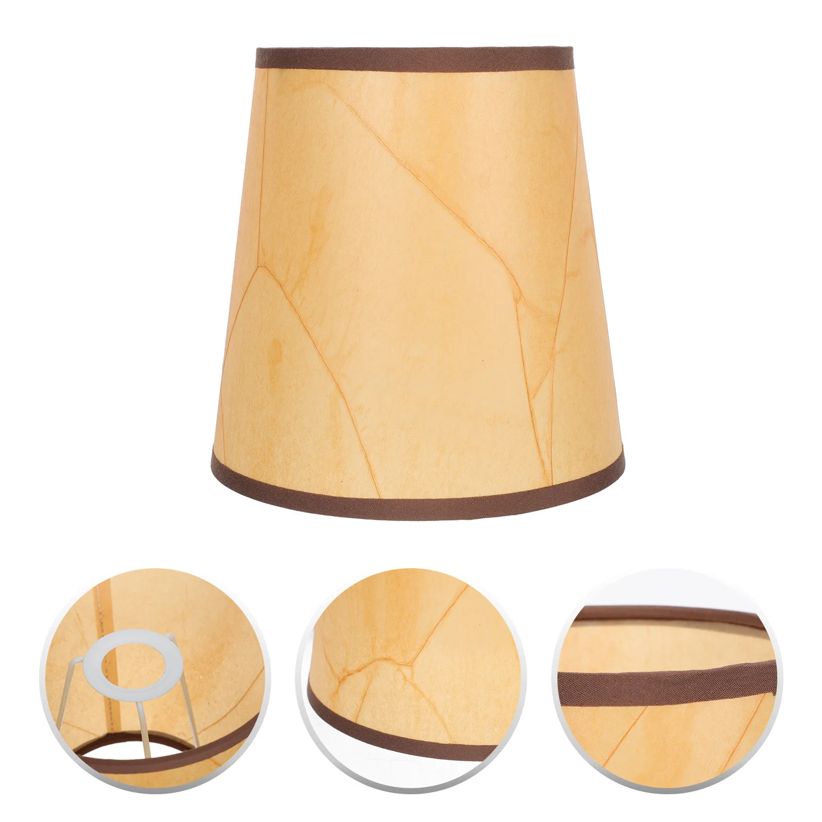 

Тканевый абажур E14: Изысканный и простой рассеиватель света для гостиной и спальни, замена абажура для домашнего освещения