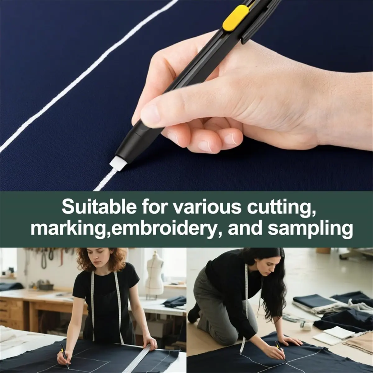 ABFW Heat Erasable Fabric Markering Pens for Sewing, Embroidery, Quilting,DIY, for Cotton, Knitted Fabrics