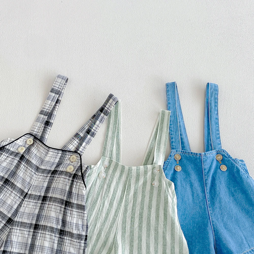 Vintage linnen katoenen denim  - Baby Overall Denim recensie en prijs