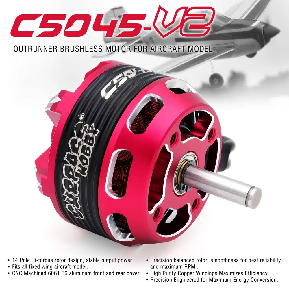 

SURPASS HOBBY Brushless Motor 3-6S C5045 C5055 C5065 For RC Aircraft Plane Multicopter Brushless Outrunner Motor