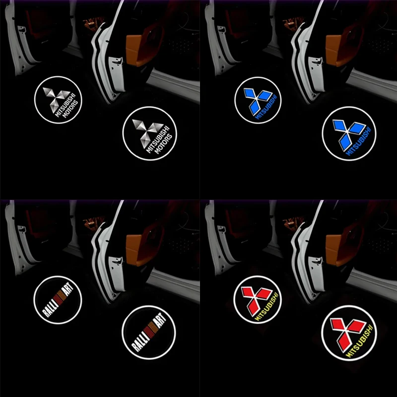 

Laser Shadow Ghost Courtesy Lamps LED Car Door Welcome Light for Mitsubishi ASX Ralliart Outlander Lancer Pajero Eclipse Galant