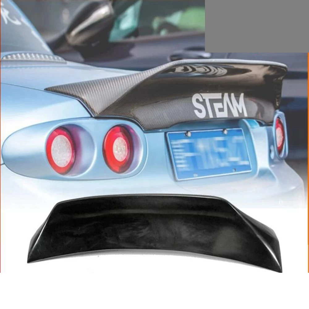 For Mazda MX5 NC NCEC SPOILER Roadster Miata Hard Top EPA Style Rear Duckbill Spoiler carbon fiber+Fiber Glass Splitter Wing