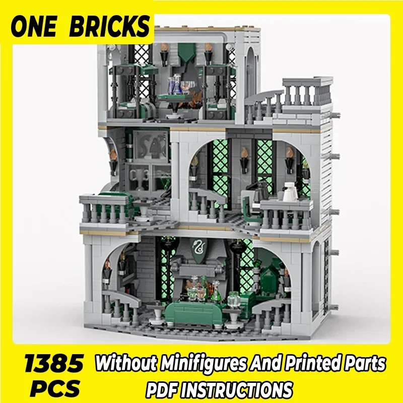 Moc Building Bricks Famous Movie Model Common Room And Dorm Technology Modular Blocks Gifts Christmas Toys DIY Sets Assembly