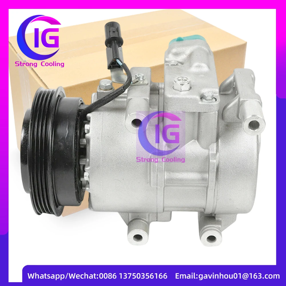 

6SBU16 AC Compressor For 2007-2009 Kia Spectra L4 2.0L 97701-0E125 977010E125 CO 10984C 4 Grooves