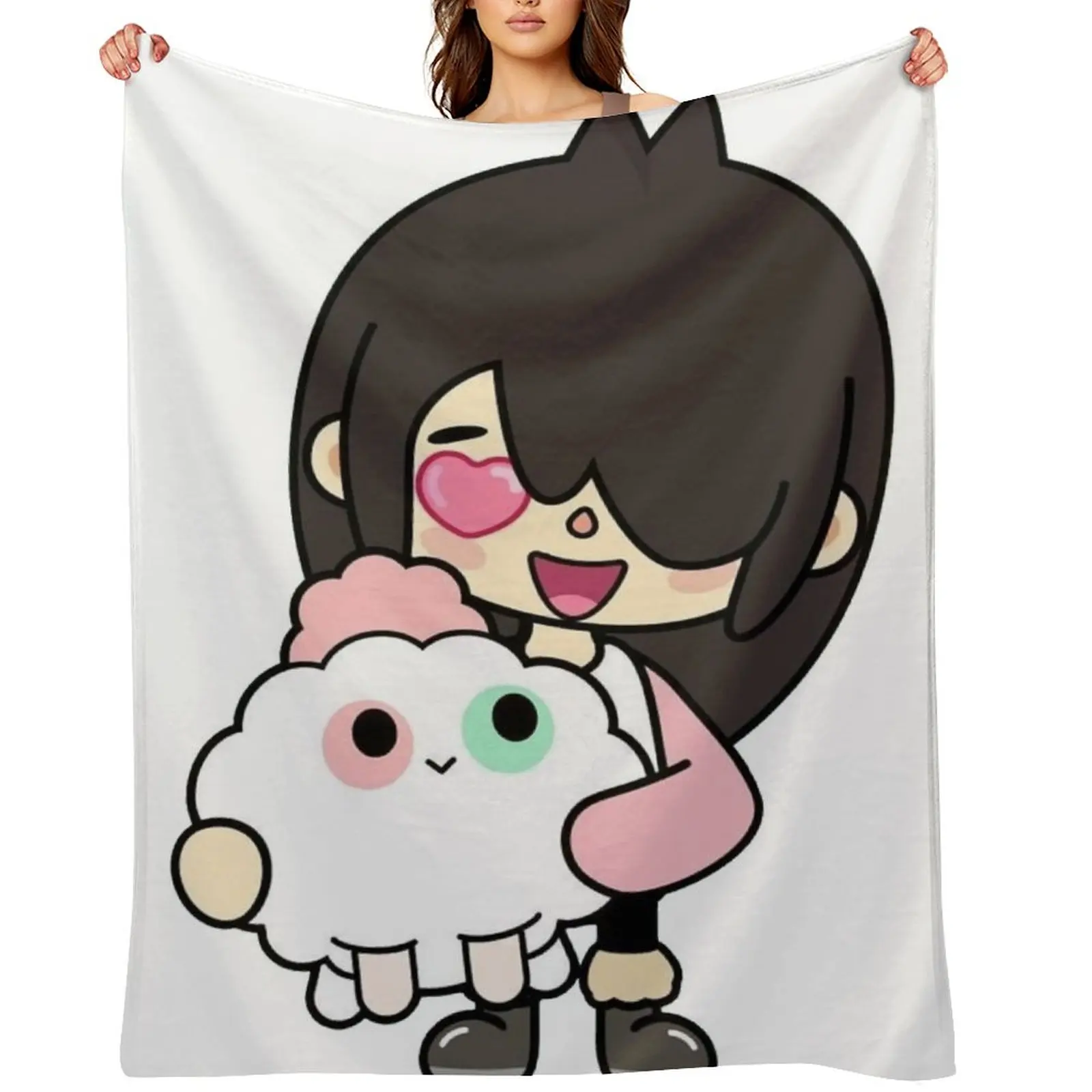 

toca life box - toca boca cute Throw Blanket Thins Giant Sofa Soft Beds Vintage Blankets