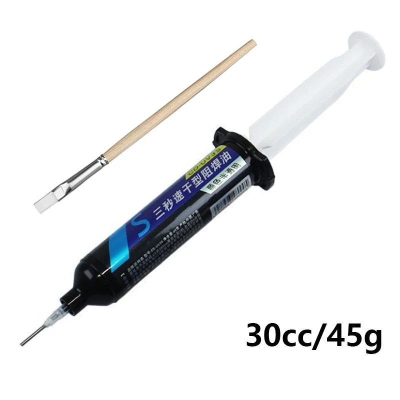 Masque de soudure à durcissement UV vert 3S, 7 couleurs à séchage rapide, encre pour Circuit imprimé PCB BGA, protection isolante, pâte à souder, huile de Flux