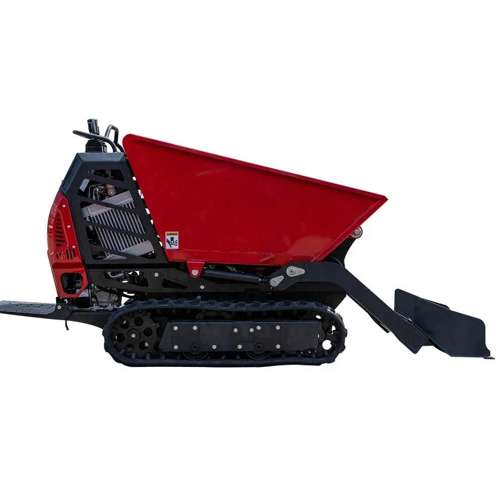 Italien Design Benzin 500kg selbst laden der Mini-Raupen kipper mit Frontlader