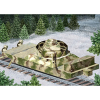 1/72 Scale HobbyBoss German Panzerjagerwagen Vol.1 Plastic Railroad Anti-armor Carrier Static Display Model Building Kits