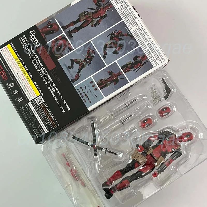 デッドプール-アニメアクションフィギュア,X-men,figma 353,おもちゃモデル,収集可能な人形,部屋の飾り,友達へのギフト,16cm