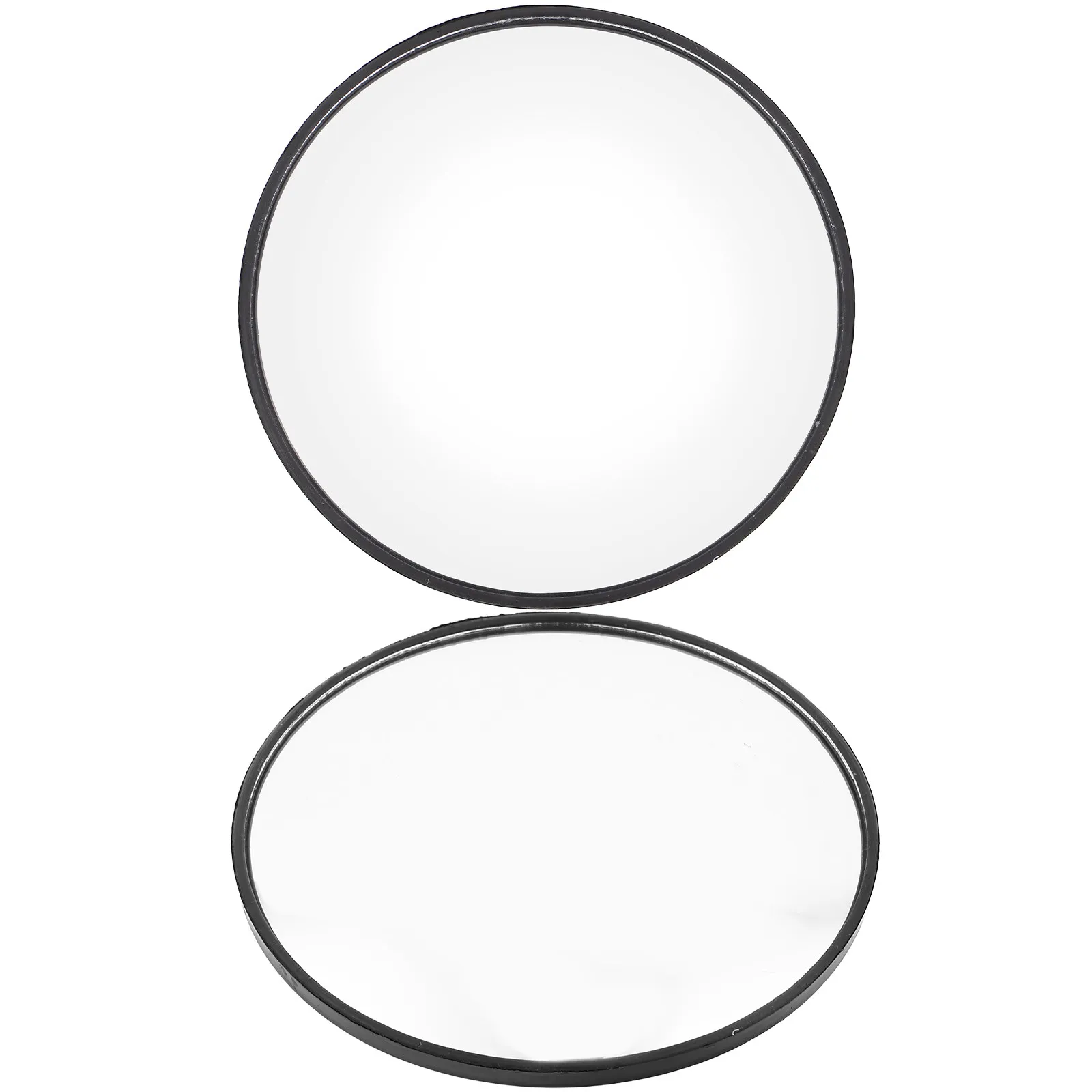 2Pcs Universal Tractor Excavator Loader Convex Rearview Mirror Wide Impact Resistant Heavy Equipment Safety