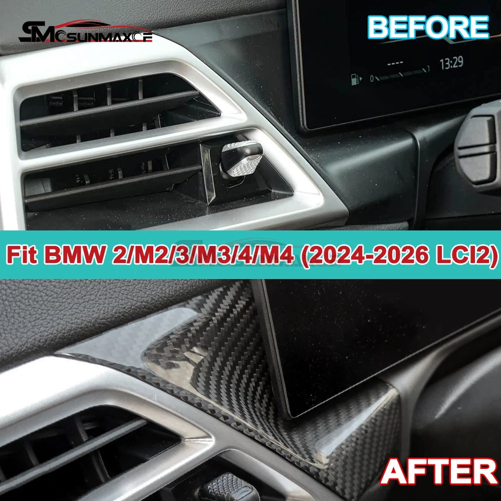 2026 For BMW 2 3 4 Series G42 G87 G20 G21 G80 G81 G22 G23 G26 G82 G83 Authentic LHD Car Center Display Screen Side Panel Sticker