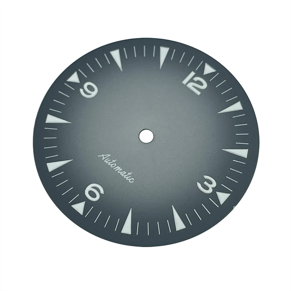 31mm Sterile Watch Dial Parts for NH38A NH35A Rail Master Homage BGW9 Lume Gradient Color