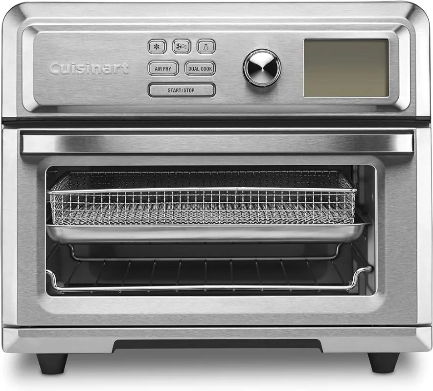 

Cuisinart Air Fryer Toaster Oven, Digital Display, Digital 1800 Watt, Adjustable Temperature and Controls, Stainless Steel