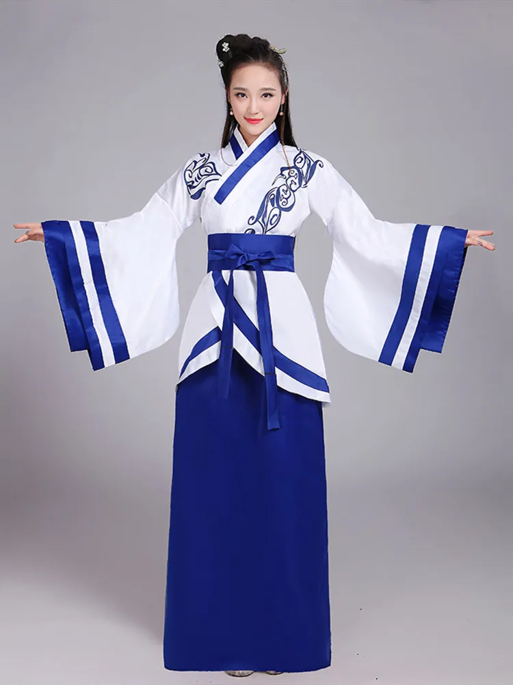 Hanfu Tang Dynasty ชุดเต้นรำสำหรับผู้หญิงเครื่องแต่งกายหรูหราเทศกาลจีนโบราณ