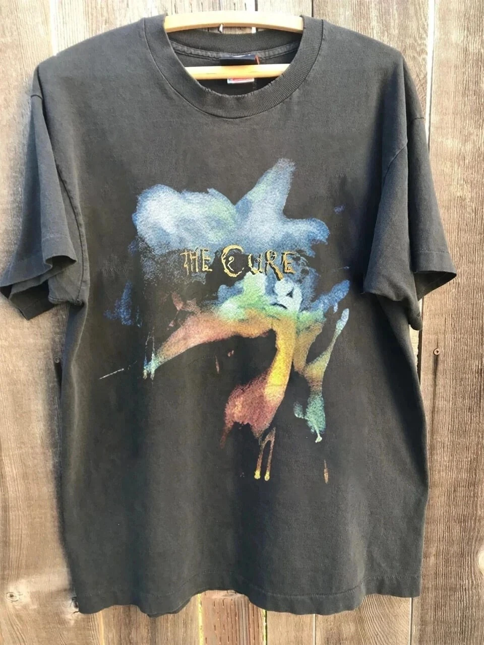 Summer Women's Retro The Cure  T-Shirt Unisex Cotton and Breathable Short Sleeve Streetwear Oversized Loose Casual