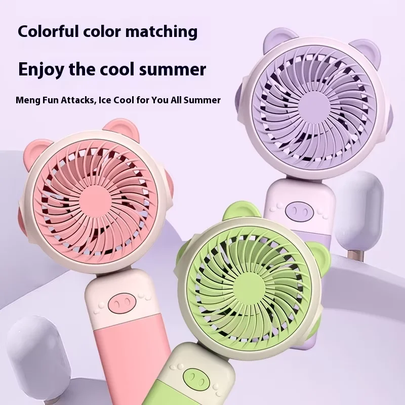 Handheld Mini Fan – Usb Rechargeable Portable Cooling Fan, Perfect Promotional Gift