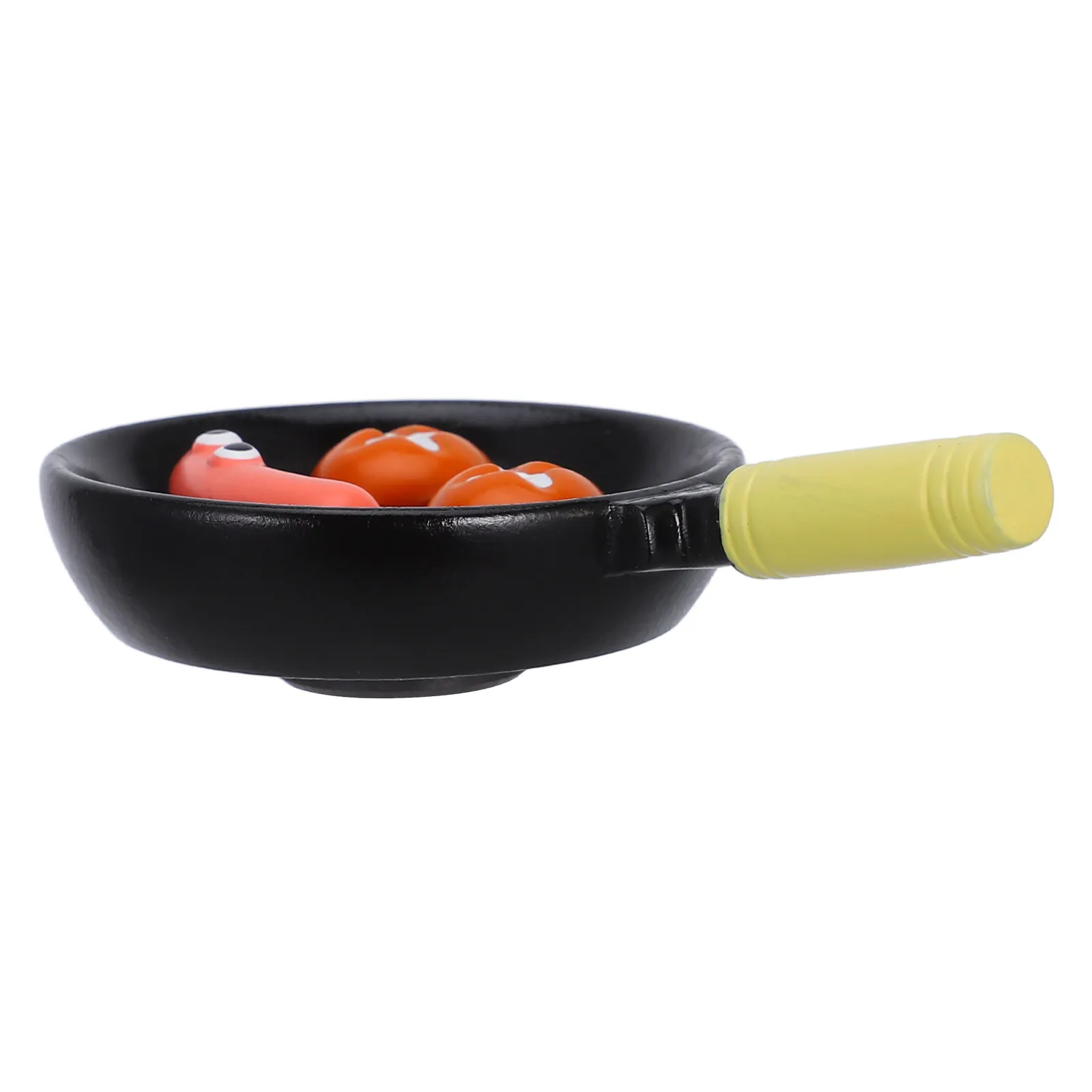 1Set Miniature Frying Pan Refrigerator Magnet Mini Kitchenware Decoration Mini House Cookware Ornament Accessory