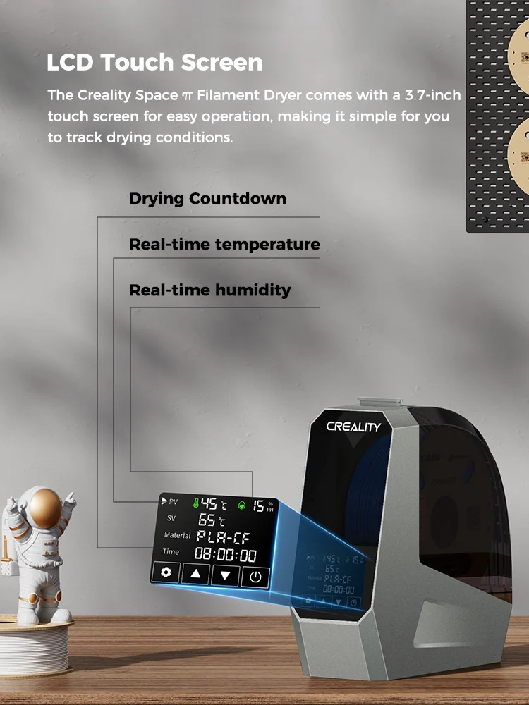 Creality Space Pi Filament Dryer Box Efficent drying Adjustable 45