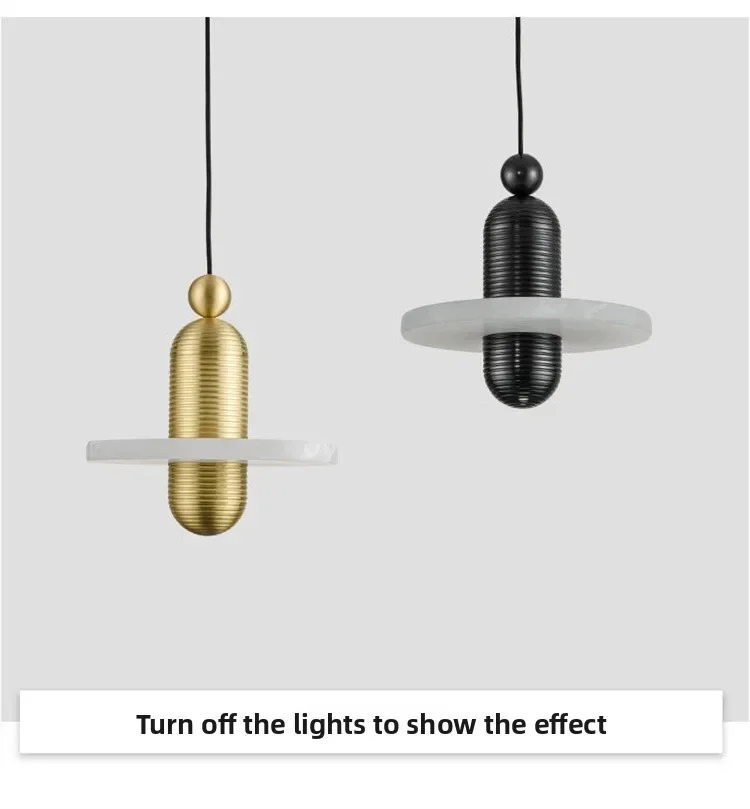 Artificial Alabaster Pendant Light Nordic Minimal Hanging Lamp Single Head Pendant Lamp for Dining Bar Bedside Home Lighting