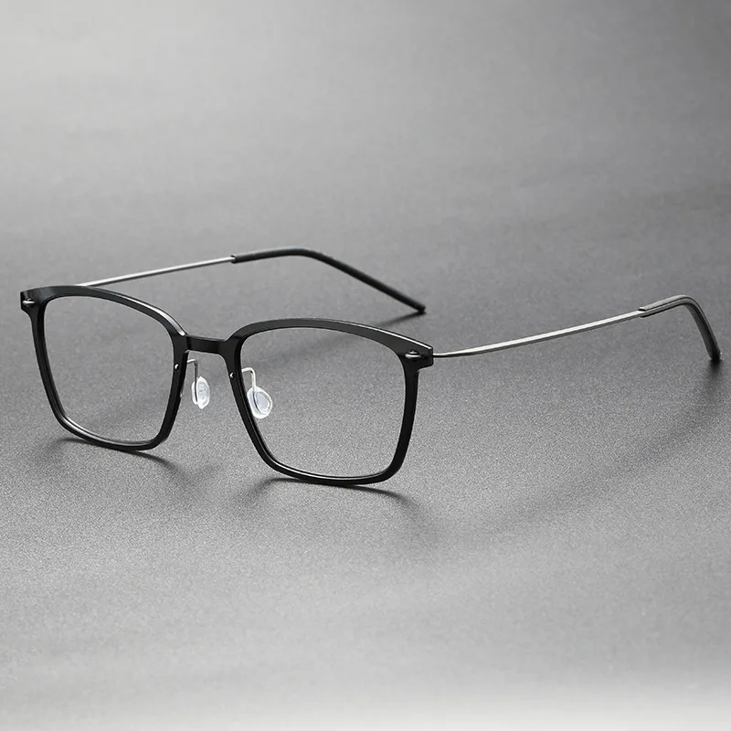 

Top Quality Acetate Titanium Prescription Optical Glasses Frame Men Women Vintage Square Eyeglasses Fashion Ultralight Eyewear