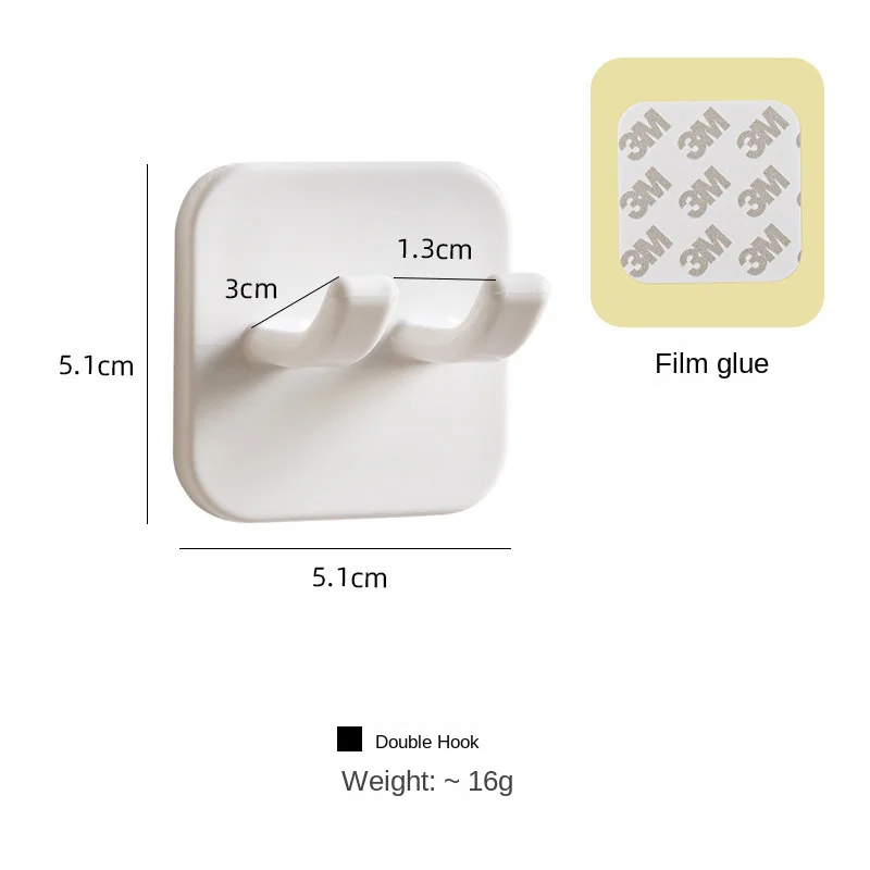 Crochet Mural Auto-Adhésif pour Articles de Cuisine, Support pour Organisation et Rangement Mural, HTML