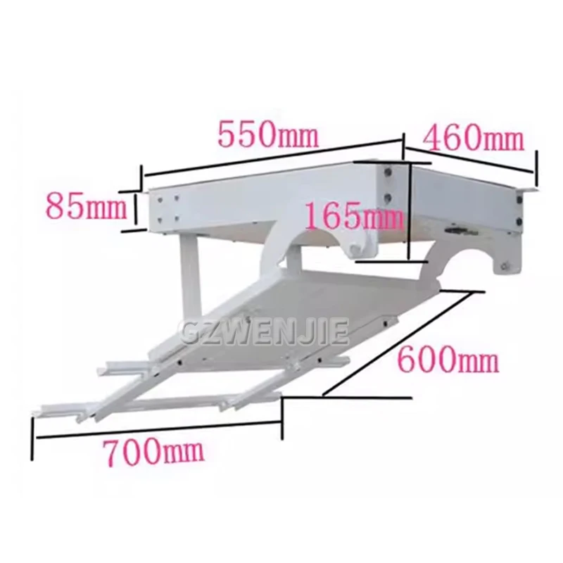 32-75 "Tv Roterende Houder Hanger Tv Plafond Lift Hanger Elektronische Positionering Opvouwbare Houder Tv Plafondbeugel 220V 25W