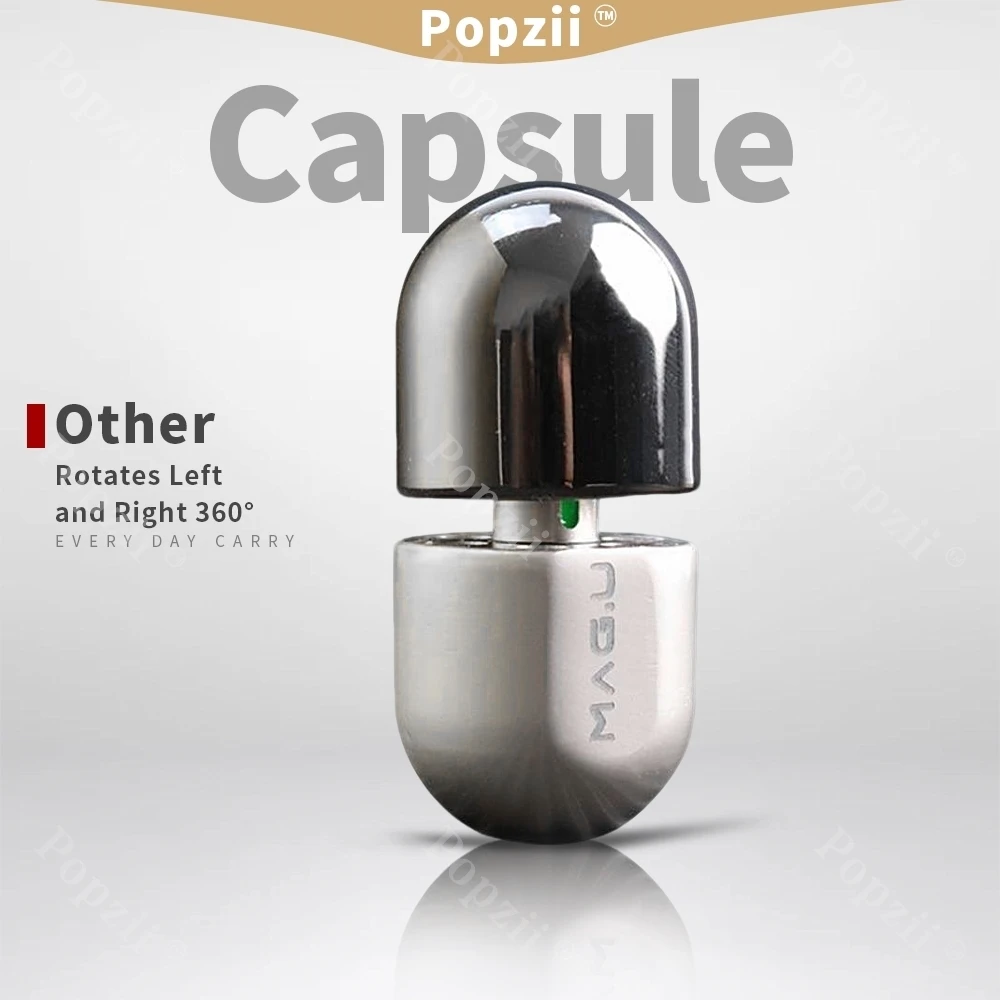 Metal Magnetic Capsule Spinning top Fidgeting toys Office Stress Relief Gadgets Fidget Spinner Fingertip Gyro Anxiety Toys