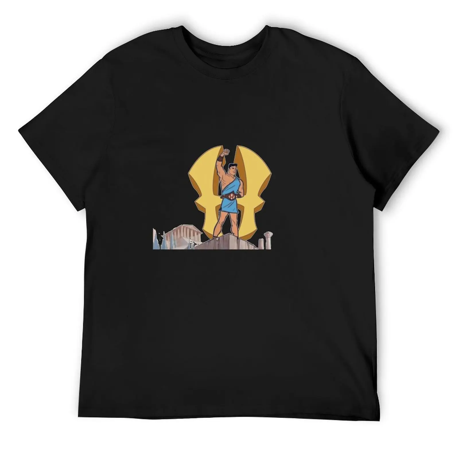

The Mighty Hercules T-Shirt plus size clothes Anime t-shirt vintage graphic tee men t shirt