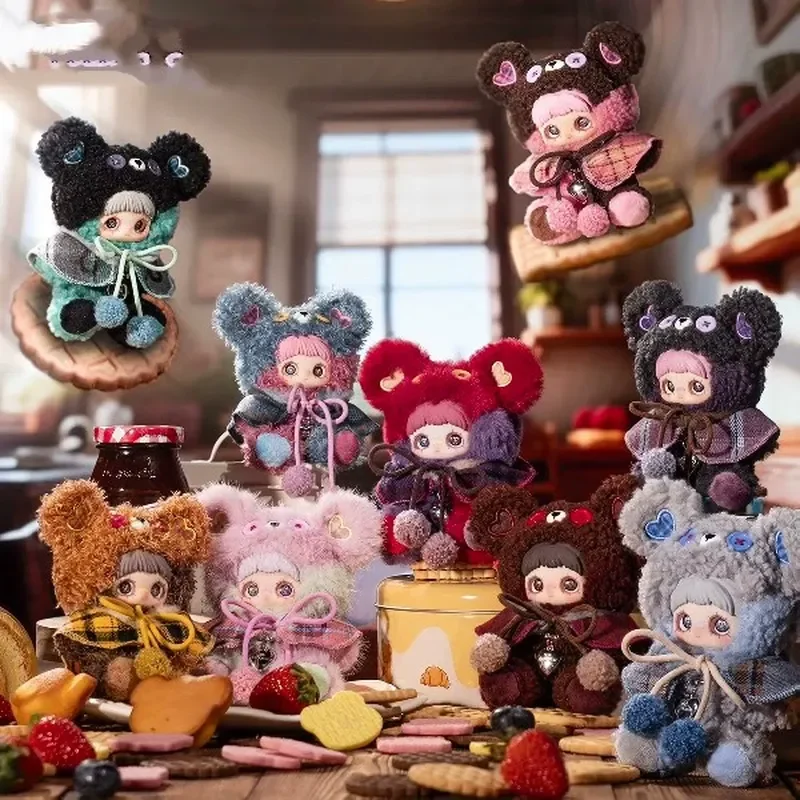 

New Toptoy Meimei Series Maymei Bear Biscuits Plush Blind Box Pendant Vinyl Doll Cute Doll Bag Ornament Girl Gift