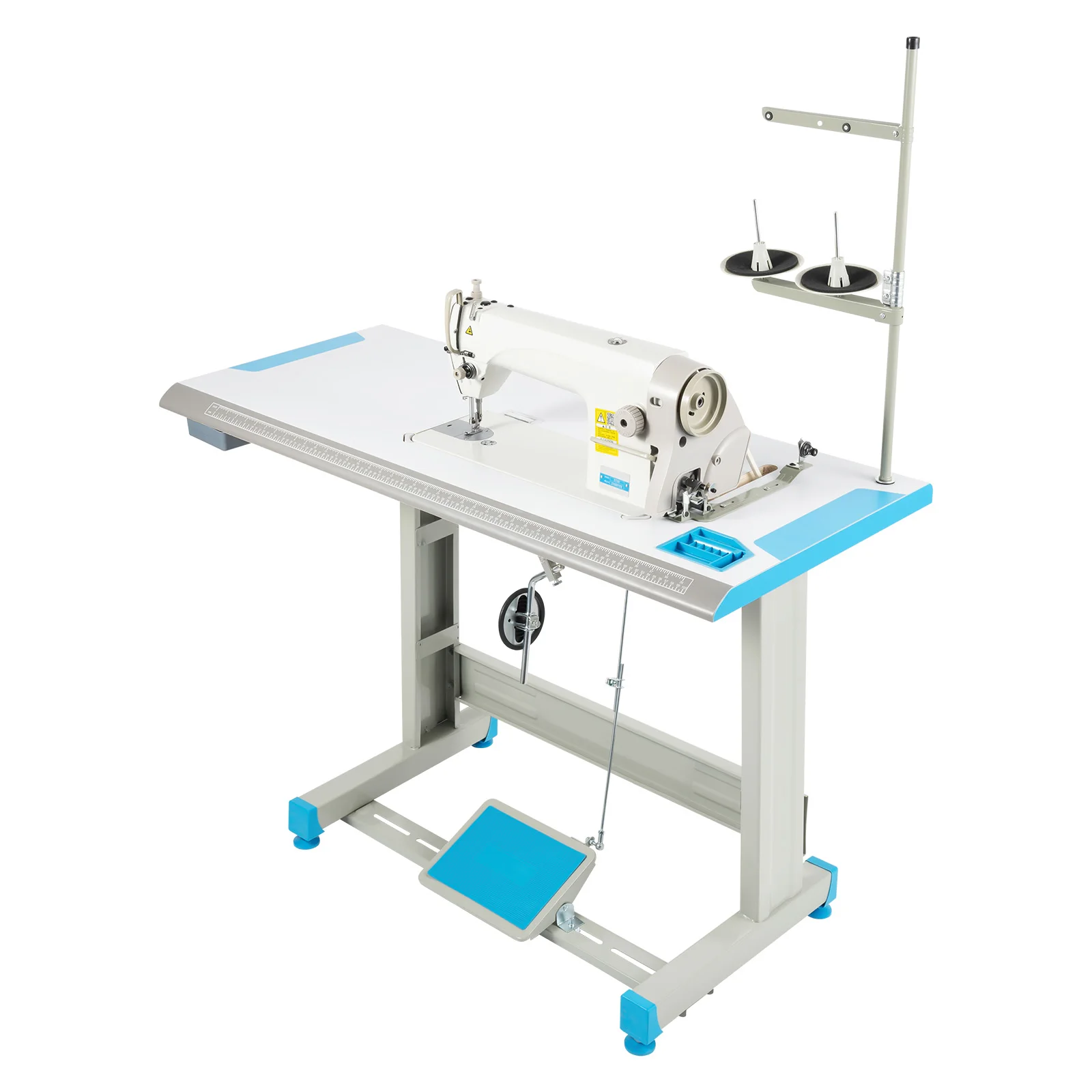 550W Industrial Sewing Machine 110V Upholstery Sewing Machine With Motor Commercial Sewing Heavy-Duty Strength No Table Stand