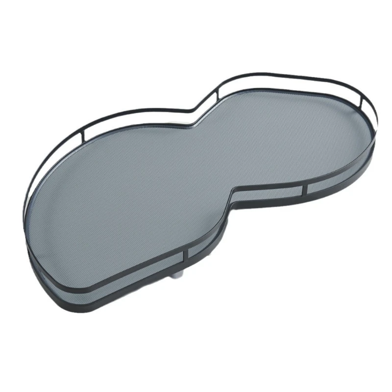 

Cabinet corner pull basket little monster flying saucer kitchen pots and utensils dish basket double corner rotating storage flo