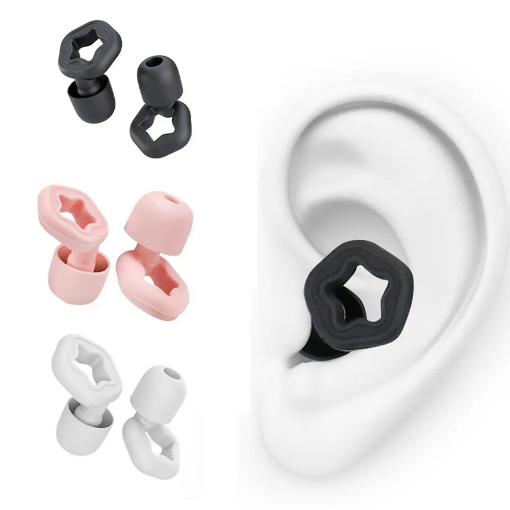 Ear Protection Creative Foam Earplugs Anti Noise Silicone Ear Protector Star Pattern Noise Cancelling Sleeping Ear Plugs Work