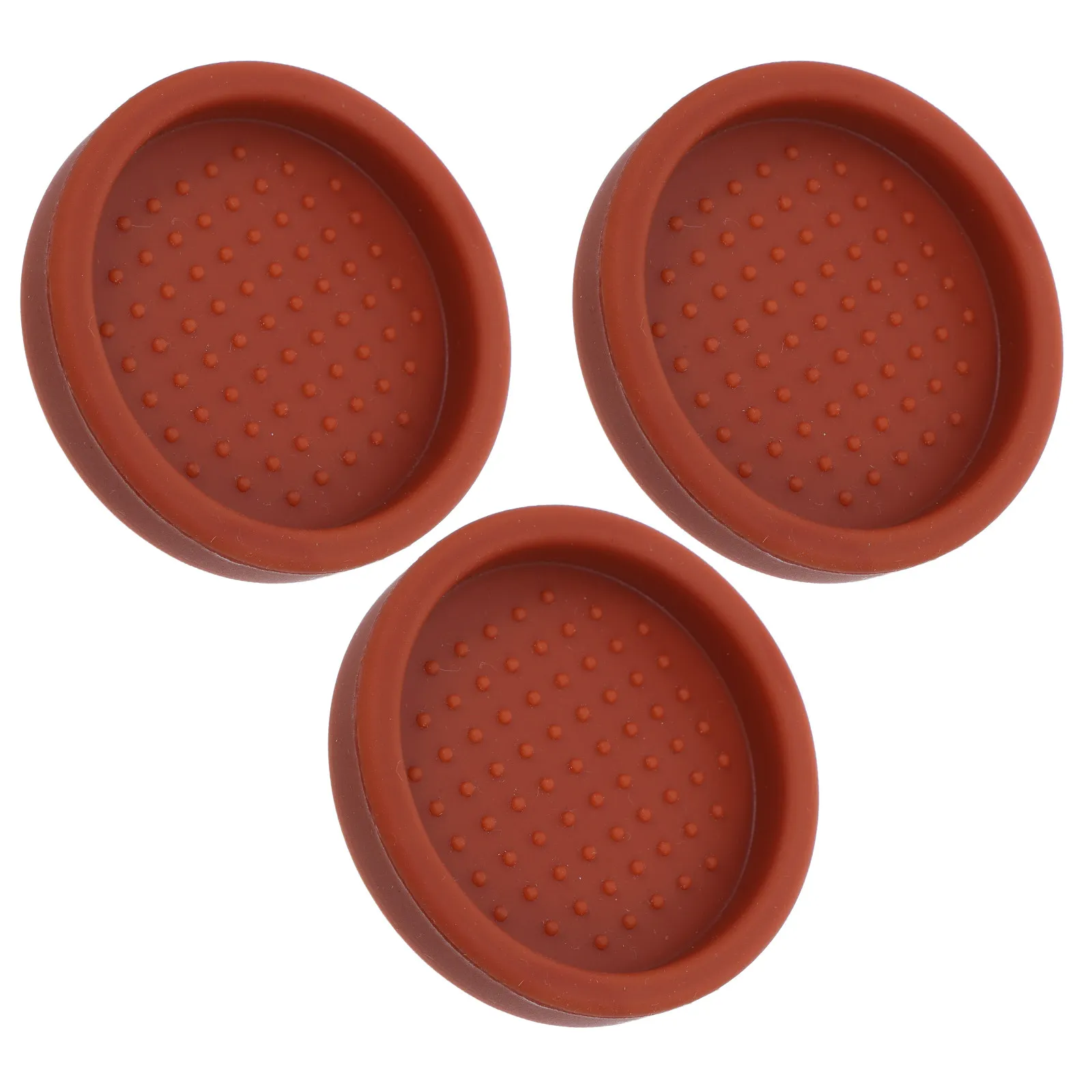 3Pcs Round Silicone Coffee Tamping Mat Non-Slip Espresso Tamper Pad Heat-Resistant Easy-Clean Reusable Coffee Machine