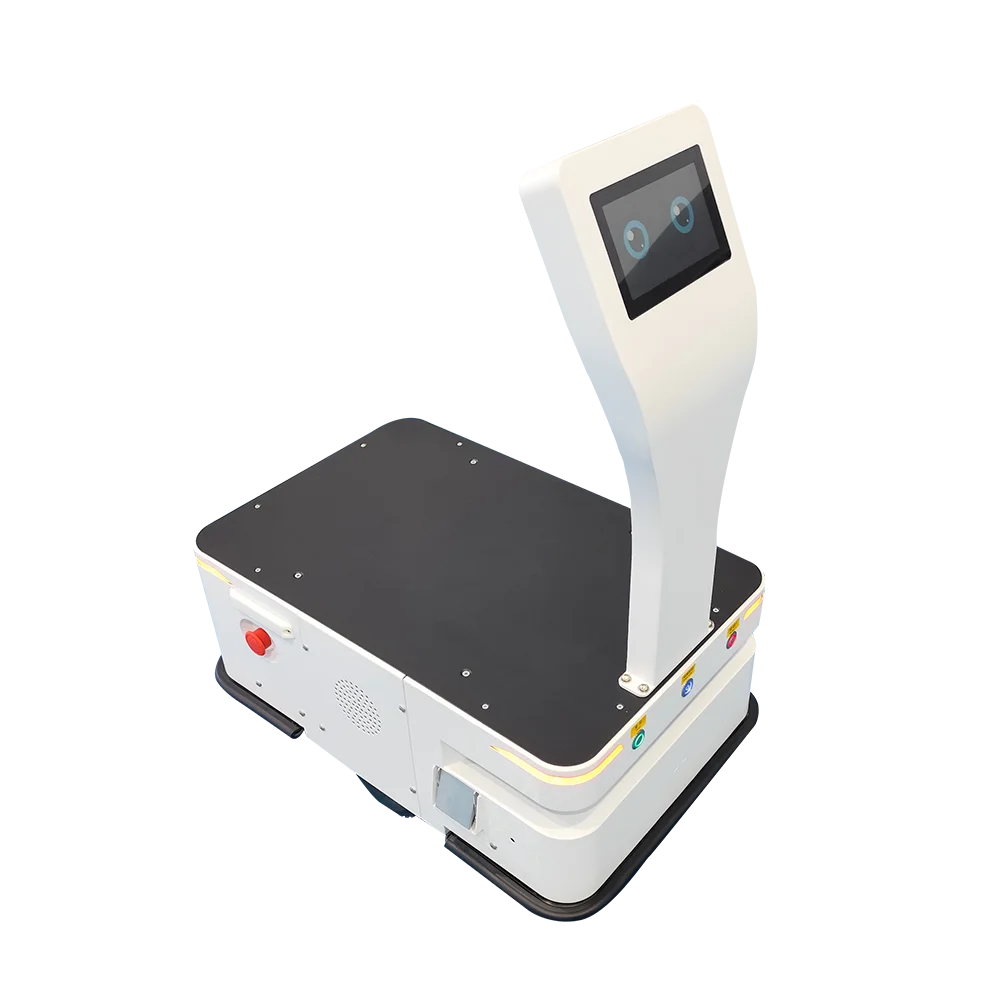 Picture 4: Mobile AGV Robot with 3D Visual Sensor Intelligent Obstacle Avoidance Amr 80kg Autonomous Trackless